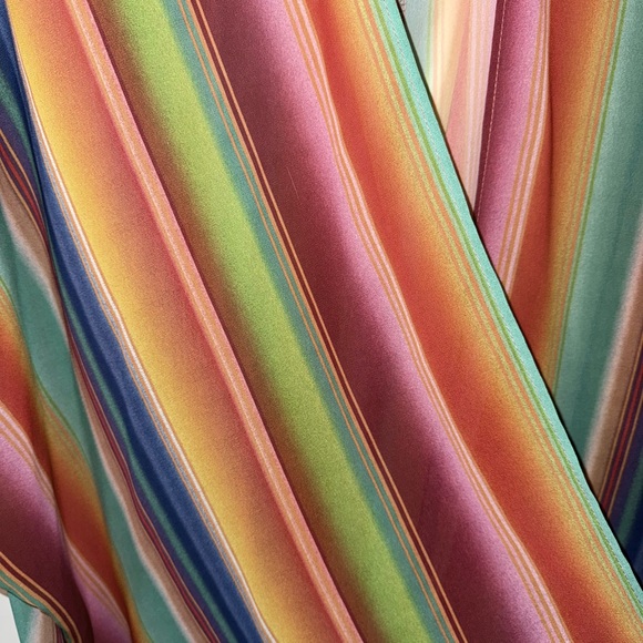 Fantastic Fawn Multicolor Striped Kimono - Picture 2 of 5